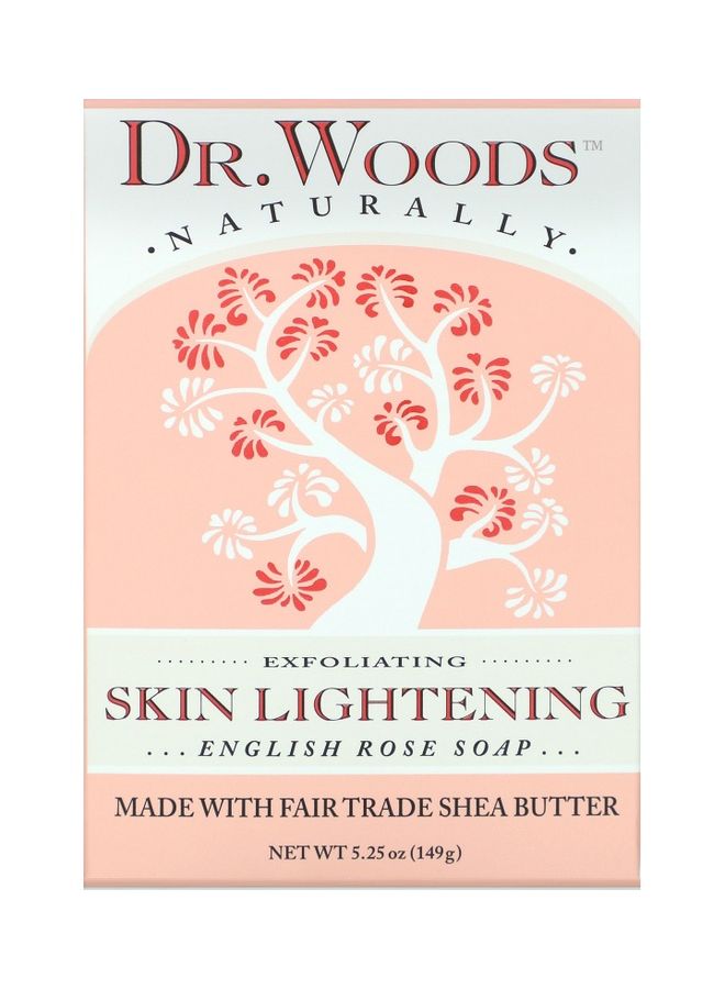 د.وودز صابون تفتيح البشرة بالورد الإنجليزي 5.25جرام