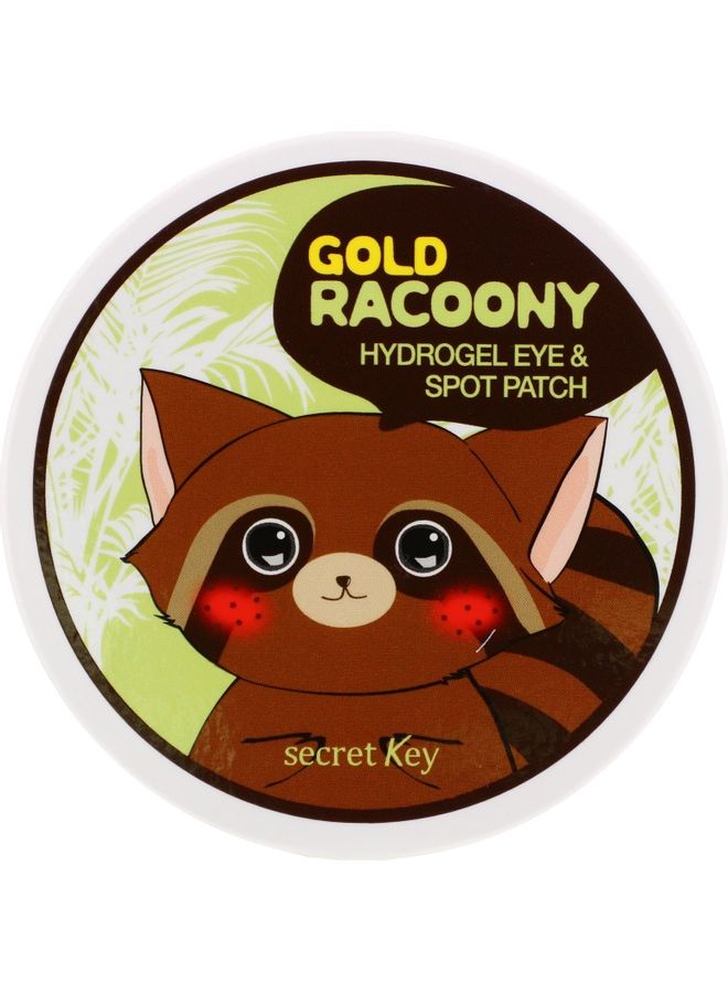 Secret Key Gold Racoony Hydrogel Eye And Spot Patch - 90 Count 