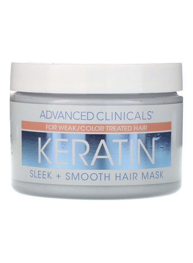 Advanced Clinicals - Keratin  Sleek And Smooth Hair Mask 340grams - Image 1