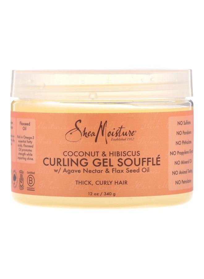 SheaMoisture - Souffle Coconut And Hibiscus Curling Gel 340grams - Image 1