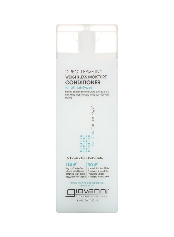 Giovanni Leave-In Weightless Moisture Conditioner 250ml 