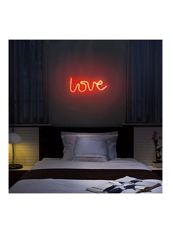 Generic - LOVE Letters Shape LED Light Wall Hanging Neon Light for Festival Party Wedding Decor Warm white 36*36*36cm - Image 1