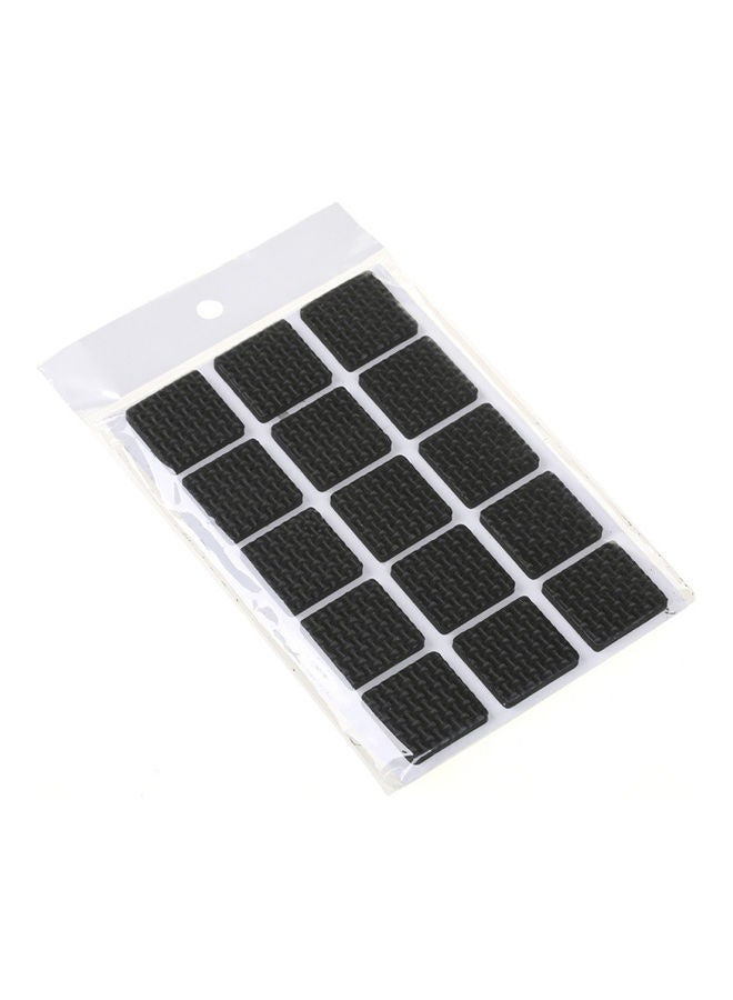 Generic 12/30/48PCS Thickening Anti-slip Wear-resistance Self Adhesive Protecting Furniture Leg Feet Felt Pads Mat Pads for Chair Table Desk Wooden Floor Style:Simple rectangle multicolor 15*15*15cm  - Image 1