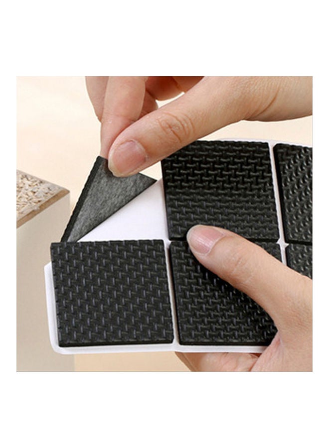 Generic 12/30/48PCS Thickening Anti-slip Wear-resistance Self Adhesive Protecting Furniture Leg Feet Felt Pads Mat Pads for Chair Table Desk Wooden Floor Style:Simple rectangle multicolor 15*15*15cm  - Image 4