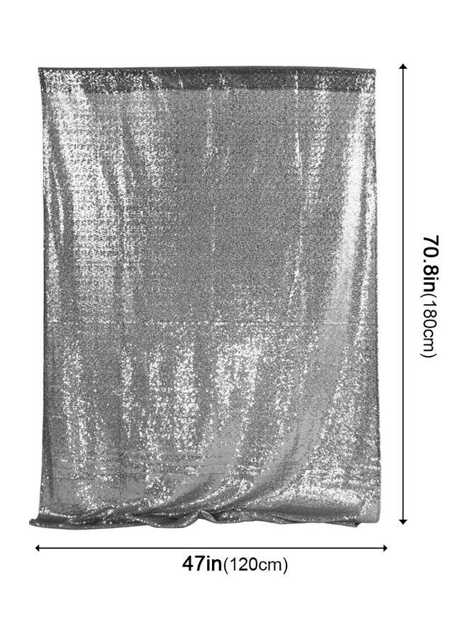 Shimmer Sequin Restaurant Curtain Wedding Photobooth Backdrop Party Photography Background - Image 2