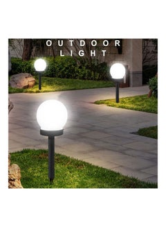 Generic Outdoor Solar-powered LED Lawn Light Ball Bulb Waterproof Night Light Garden Lamp Decoration Light Sensor 2PCS/Set multicolor 20*20*20cm  - Image 2
