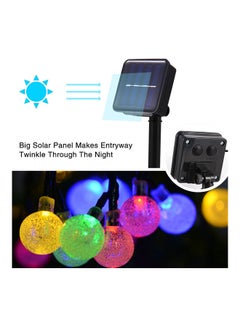 Generic 6.5M 30LED Solar-powered Bubble String Lights Night Light Garden Home Party Bar Decoration warm white 15*15*15cm  - Image 5
