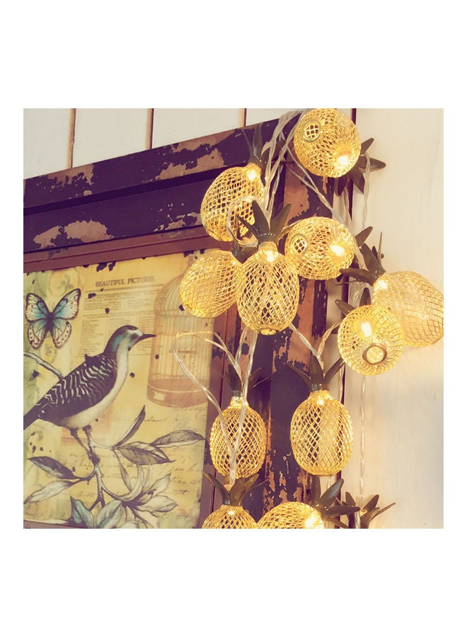 Stylish Pineapple String Lights with Warm White Light Night Lamp Decoration multicolor 20*20*20cm - Image 3
