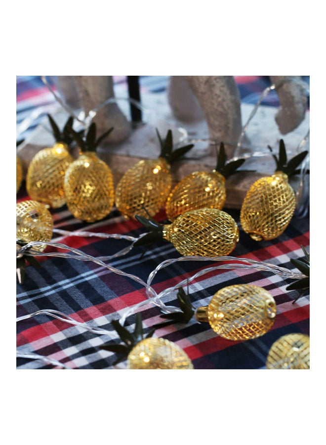 Stylish Pineapple String Lights with Warm White Light Night Lamp Decoration multicolor 20*20*20cm - Image 1