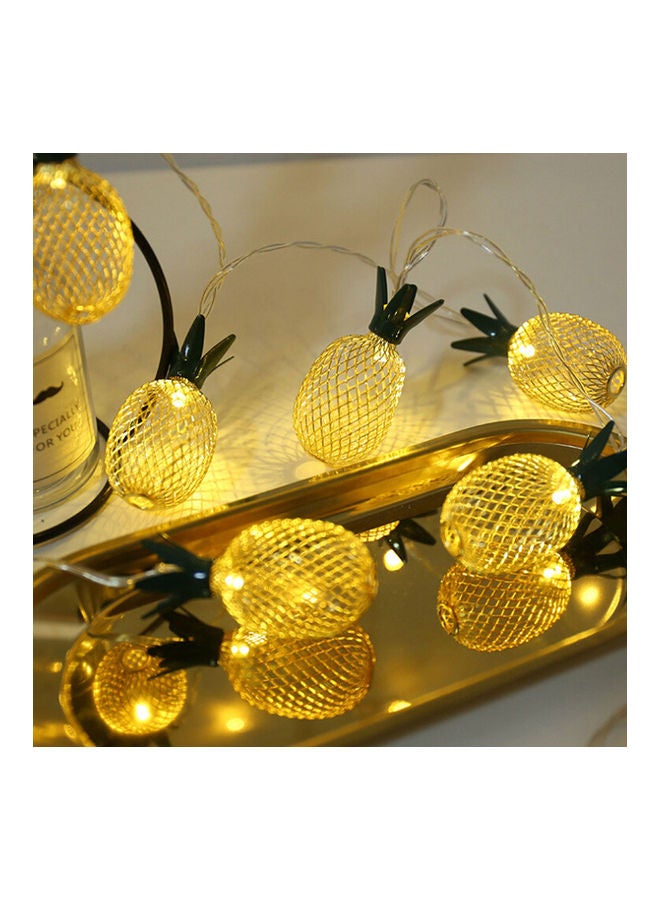 Stylish Pineapple String Lights with Warm White Light Night Lamp Decoration multicolor 20*20*20cm - Image 2