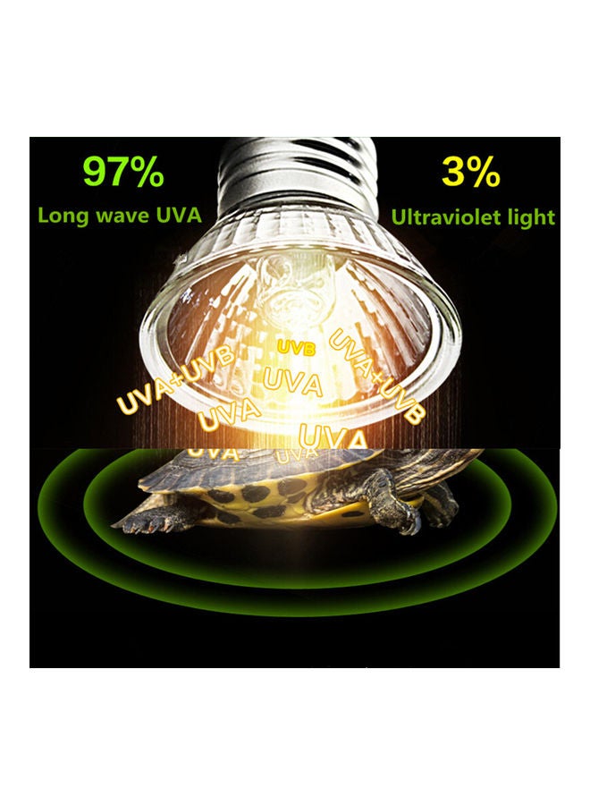 Pet Heating Lamp UVB Solar Light Crawler Ultraviolet Heating Sun Bulb Lizard Lamp 220V E27 multicolor 4*4*4cm - Image 1