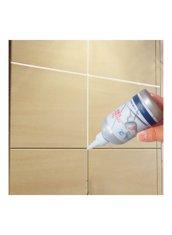 280ml Waterproof Tile Crack Beauty Grout Sealant Aide Repair Seam Filling Reform Wall Glue Silver grey 14*14*14cm - Image 5