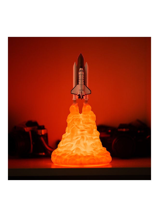 3D Printing Rocket Shape Night Light for Space Lovers Room Decoration Style:A multicolor 16*16*16cm - Image 2