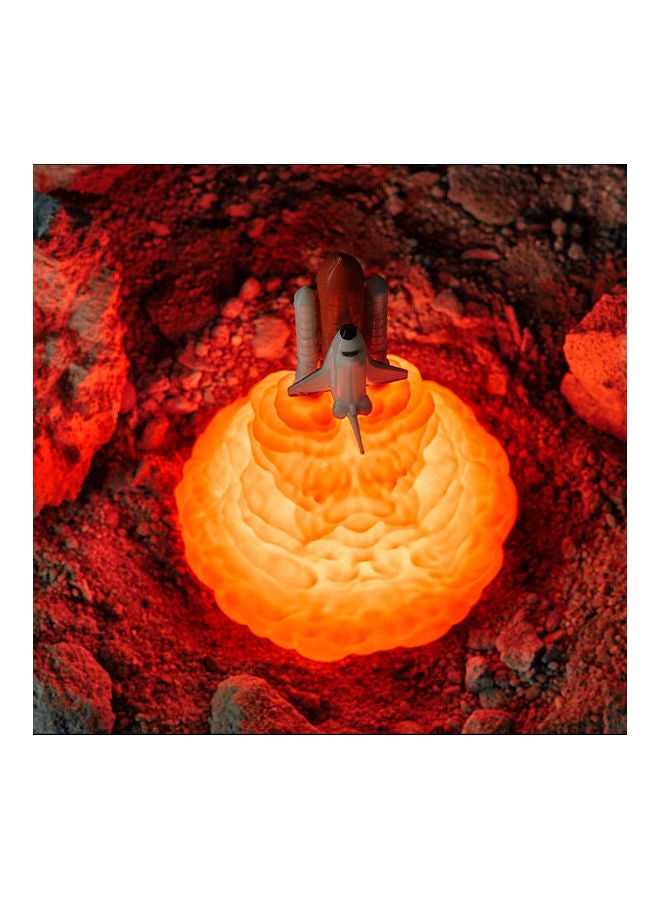 3D Printing Rocket Shape Night Light for Space Lovers Room Decoration Style:A multicolor 16*16*16cm - Image 5