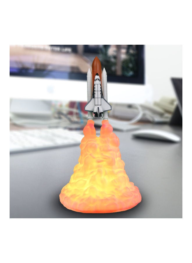 3D Printing Rocket Shape Night Light for Space Lovers Room Decoration Style:A multicolor 17*17*17cm - Image 3