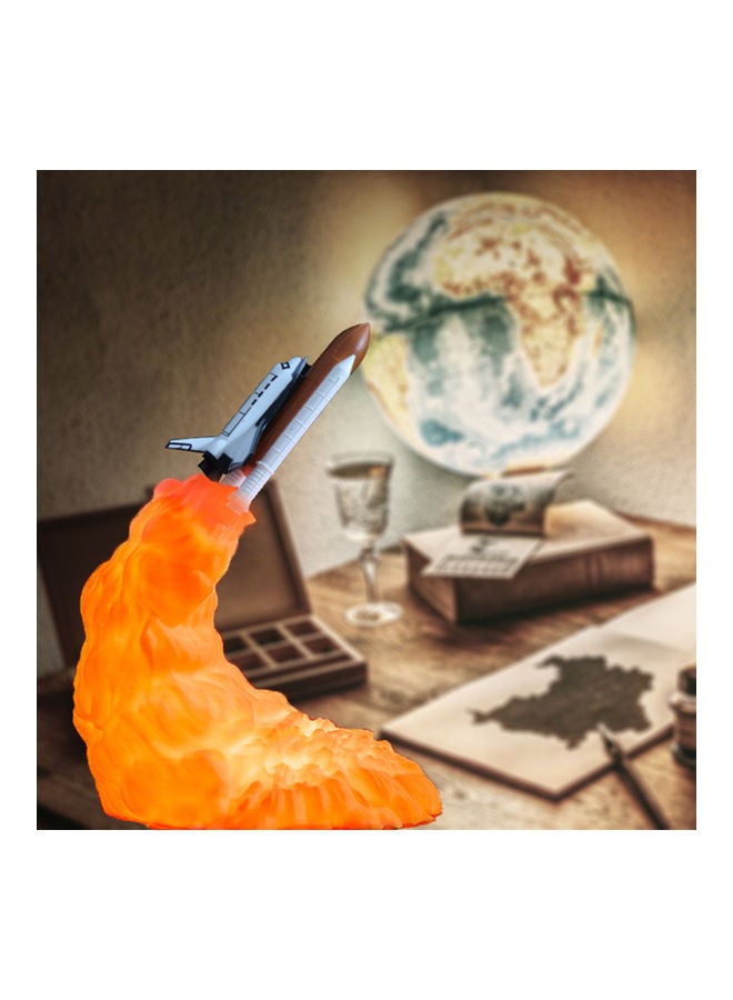 3D Printing Rocket Shape Night Light For Room Decoration Multicolour 17x17x17cm - Image 1