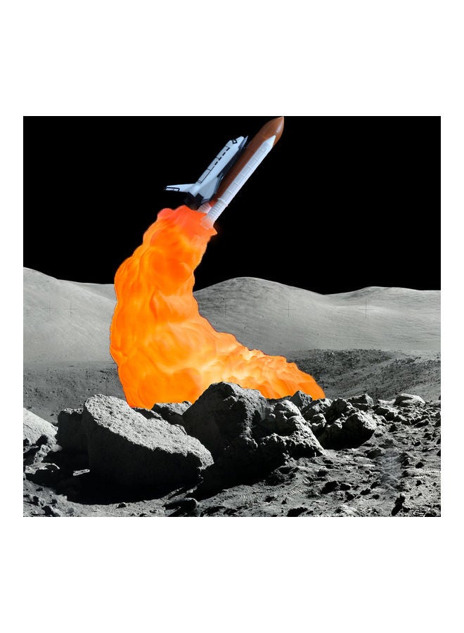 3D Printing Rocket Shape Night Light For Room Decoration Multicolour 17x17x17cm - Image 2