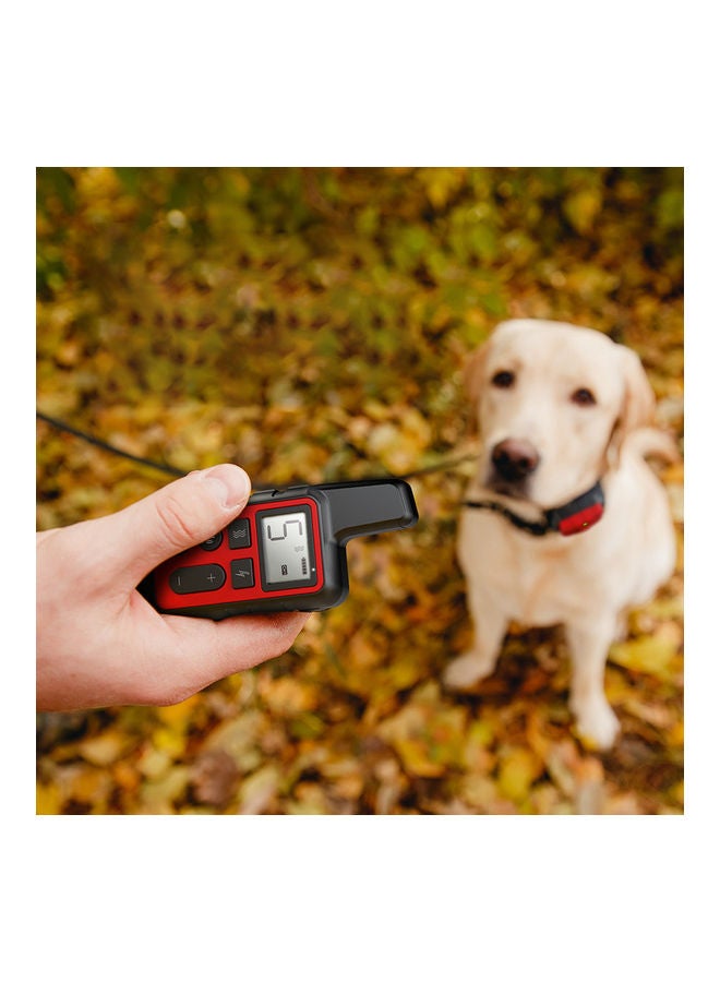 طوق إلكتروني بصدمات كهربائية واهتزازات مضاد للنباح ومضاد للماء مع جهاز تحكم عن بعد لتدريب الكلاب أسود 14*14*14سم - Image 4