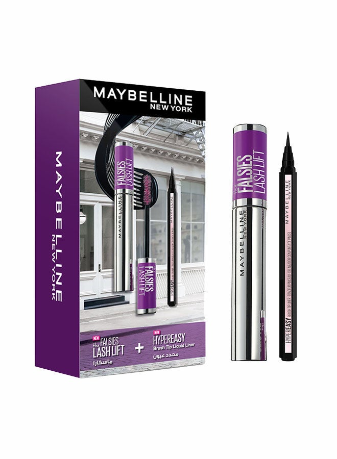 2-Piece The Falsies Lash Lift Mascara And Hyper Easy Liquid Liner Set Black - v1604639642/N40449553A_1