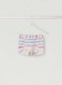 Stripes Pattern Shorts Multicolour