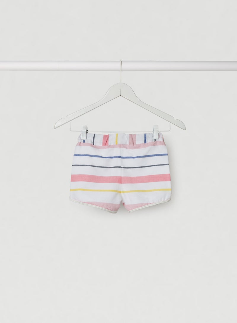 NAME IT - Stripes Pattern Shorts Multicolour - Image 1