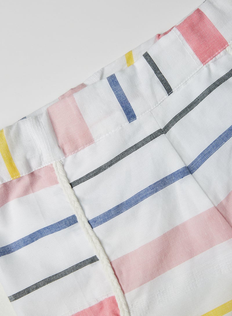 NAME IT - Stripes Pattern Shorts Multicolour - Image 1