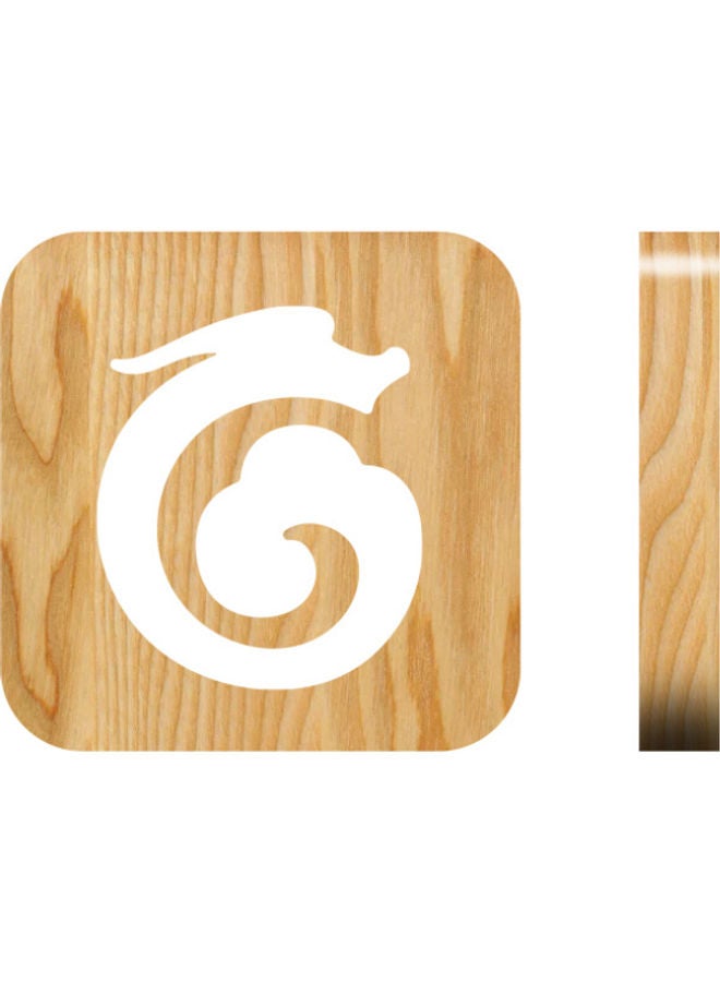 Beauenty Wooden Creative Night Table Lamp Beige 19x19cm - Image 1