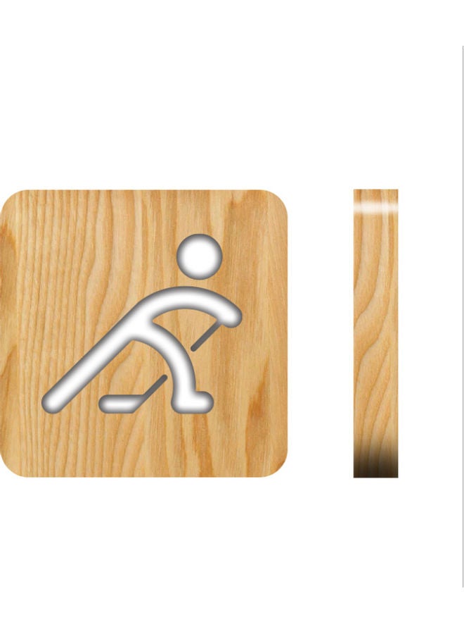 بيوينتي مصباح طاولة ثلاثي الأبعاد بتصميمٍ فريد بيج 19 x 19سم - Image 1