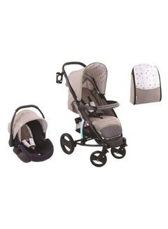 Malibu XL Shop And Drive Plus Stroller - Multi Dots Sand