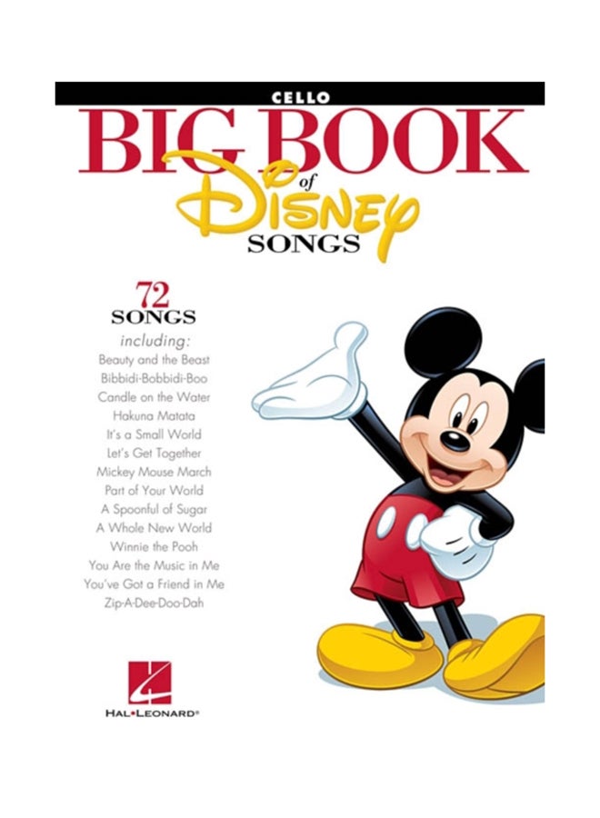 The Big Book Of Disney Songs Paperback English by Hal Leonard Corp