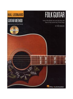 Hal Leonard Folk Guitar Method: Learn To Play Rhythm And Lead Folk Guitar With Step-By-Step Lessons And 20 Great Songs Paperback English by Fred Sokolow - 41061