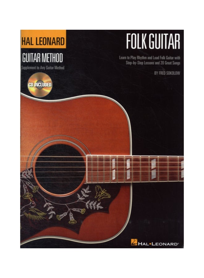 null - Hal Leonard Folk Guitar Method: Learn To Play Rhythm And Lead Folk Guitar With Step-By-Step Lessons And 20 Great Songs Paperback English by Fred Sokolow - 41061 - Image 1
