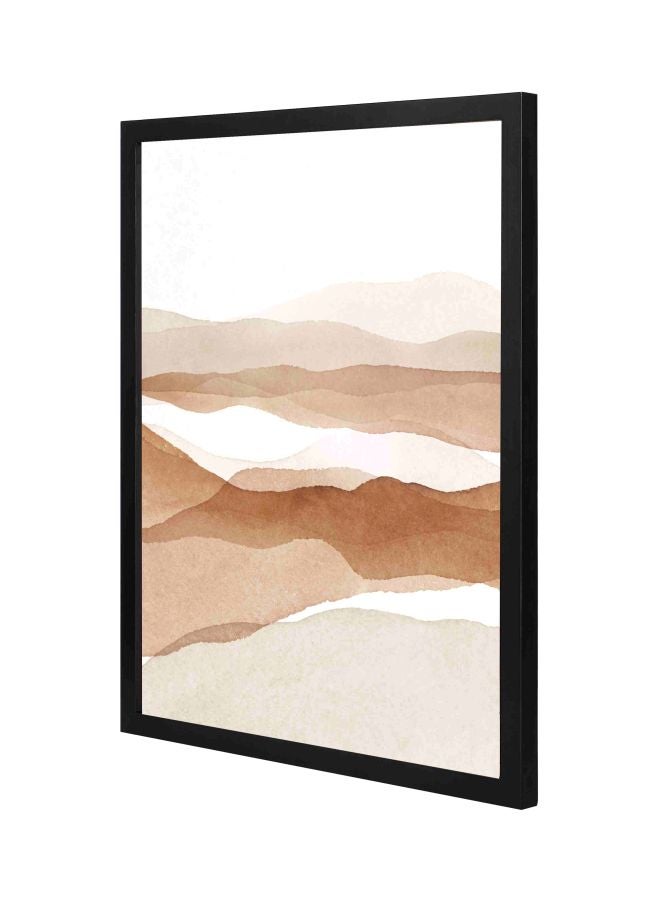 LOWHA Landscape Themed Wall Painting With Frame Black 43x53x2cm - Image 1