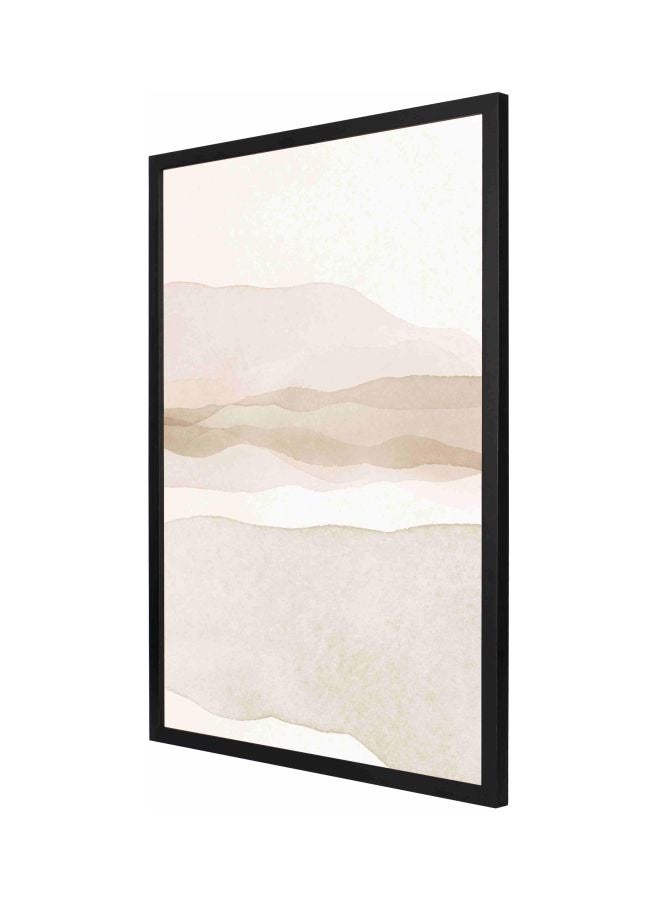 LOWHA Landscape Themed Wall Art Painting With Frame Black 53x73x2cm - Image 1