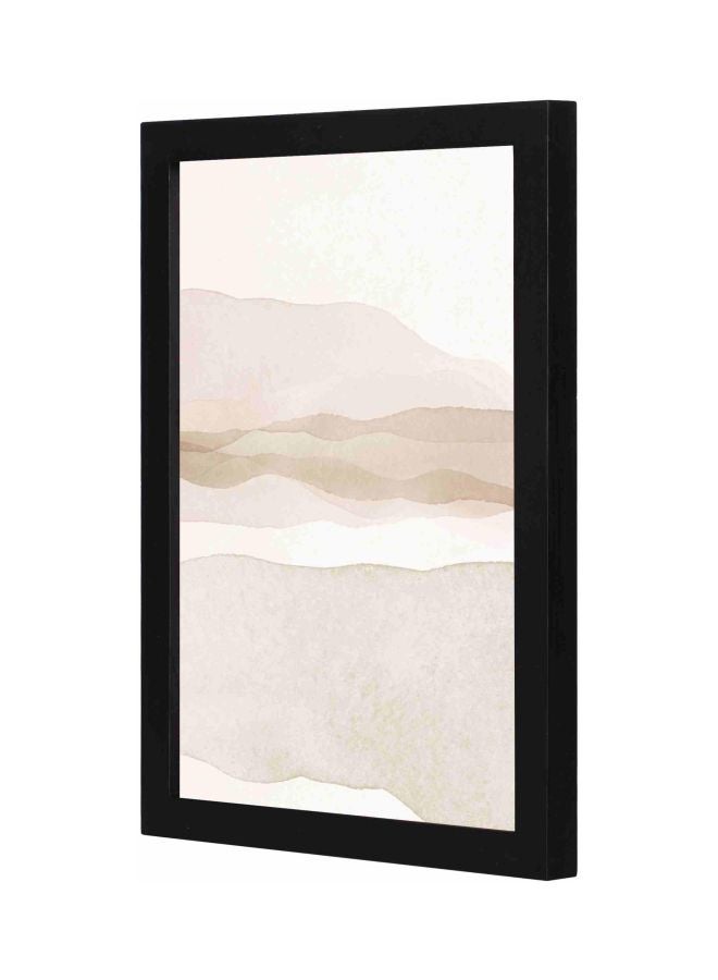 LOWHA Landscape Themed Wall Art Painting With Frame Black 23x33x2cm - Image 1