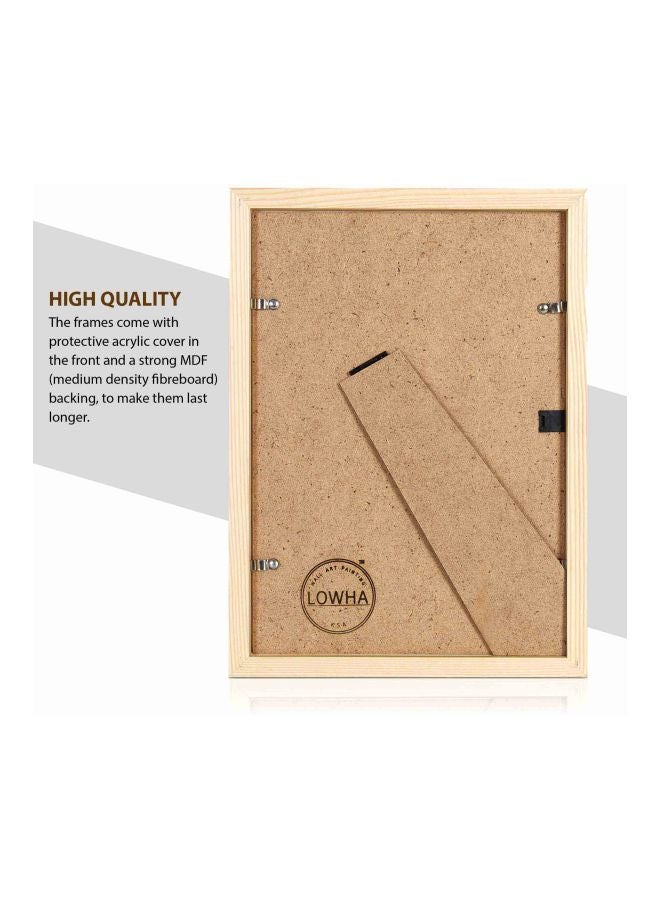 لوحة فنية جدارية تمثل منظراً طبيعياً ومزودة بإطار أسود 23x33x2سم - Image 2