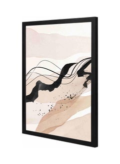 LOWHA Landscape Themed Wall Art Painting With Frame Black 43x53x2cm  - Image 1