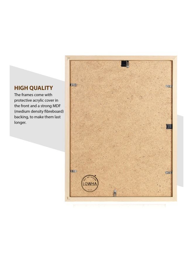 LOWHA Coffee Themed Framed Painting Wood 33x43x2cm - Image 3