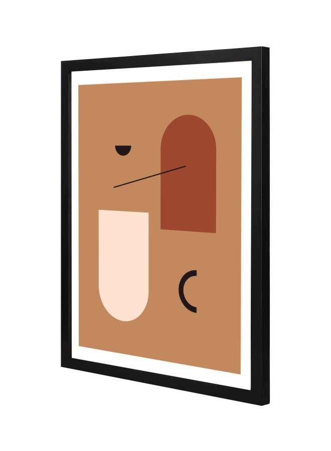 LOWHA Decorative Wall Painting With Frame Black 43x53x2cm - Image 1