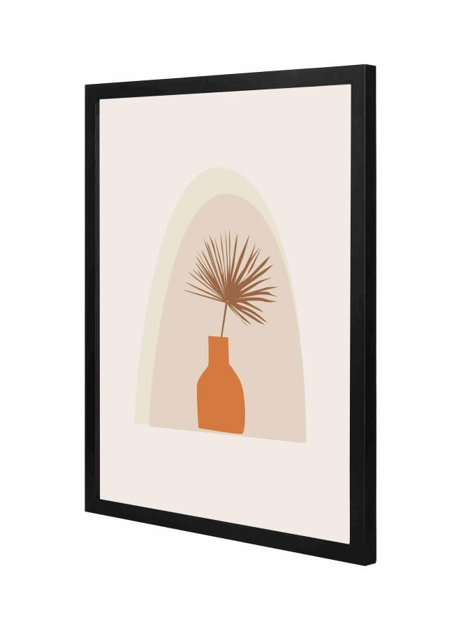 LOWHA Decorative Wall Painting With Frame Black 43x53x2cm  - Image 1
