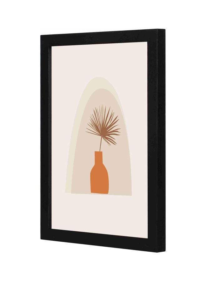 LOWHA Decorative Wall Painting With Frame Black 23x33x2cm - Image 1