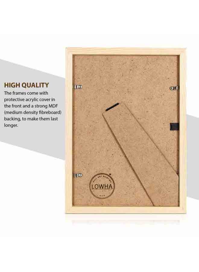 LOWHA Decorative Wall Painting With Frame Black 23x33x2cm - Image 3