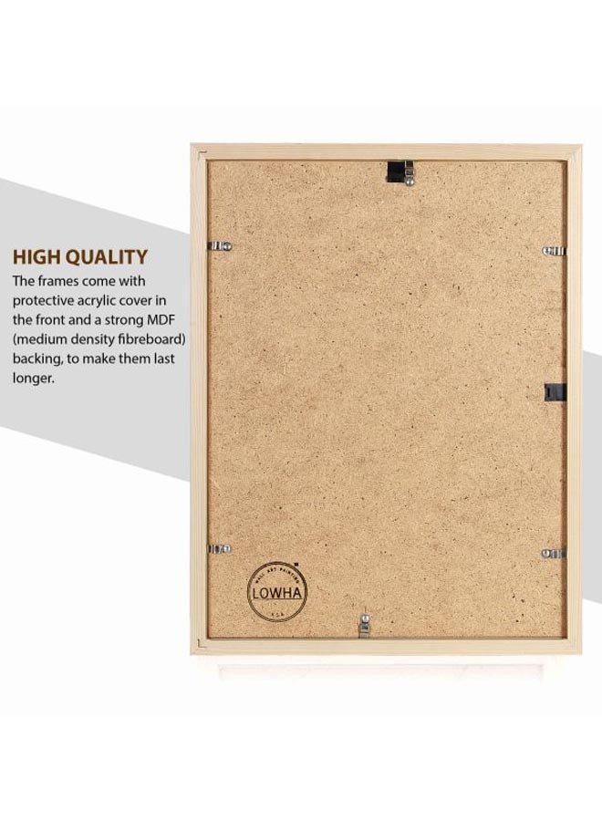 LOWHA Coffee Beans Themed Wall Art Painting With Frame Green/Brown 33x43x2cm - Image 2