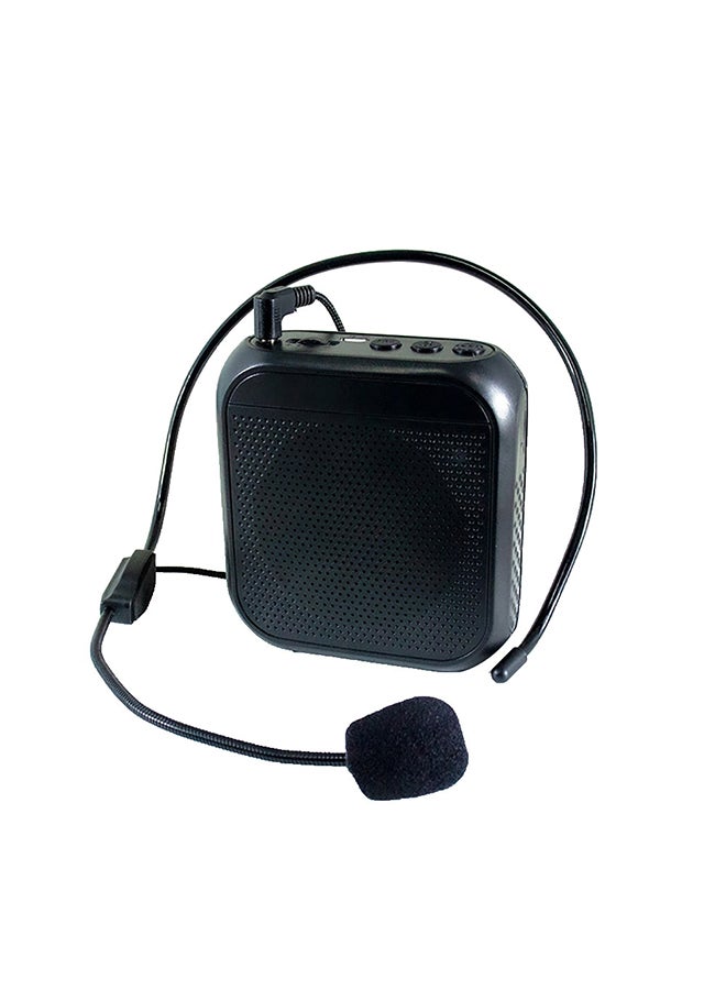 Portable Wired Loudspeaker Voice Amplifier XDY37440 Black - Image 2