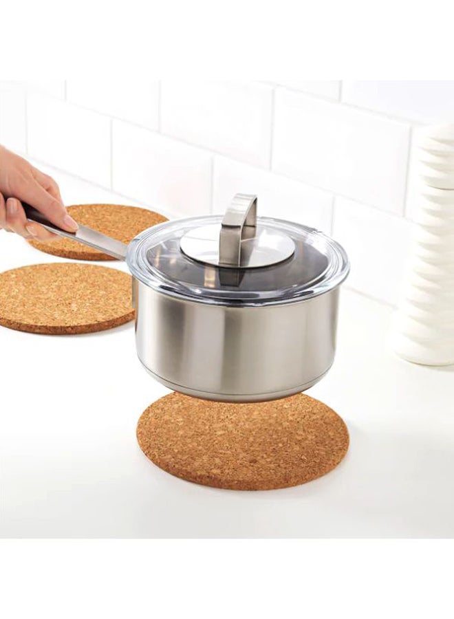 حامل أوعية من 3 قطع . بني 19سم - Image 2