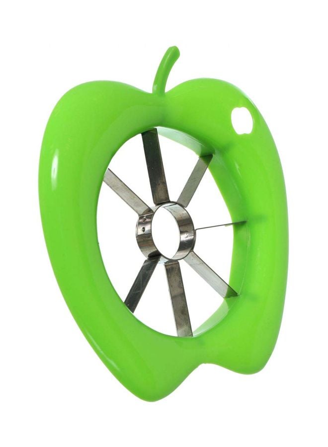 Plastic Apple Slicer Green/Silver 8x7x2cm - Image 2