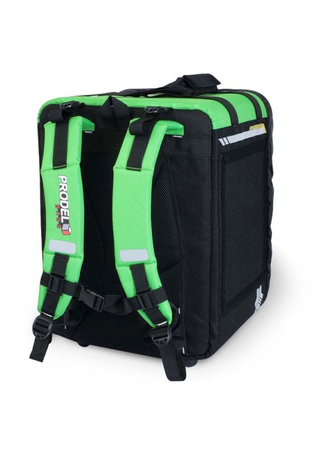 PRODEL Food Delivery Bag Black/Green 45cm - Image 2