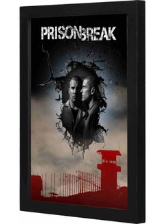 LOWHA Prison Break Themed Decorative Framed Wall Art Painting Black 23x33x2cm  - Image 1