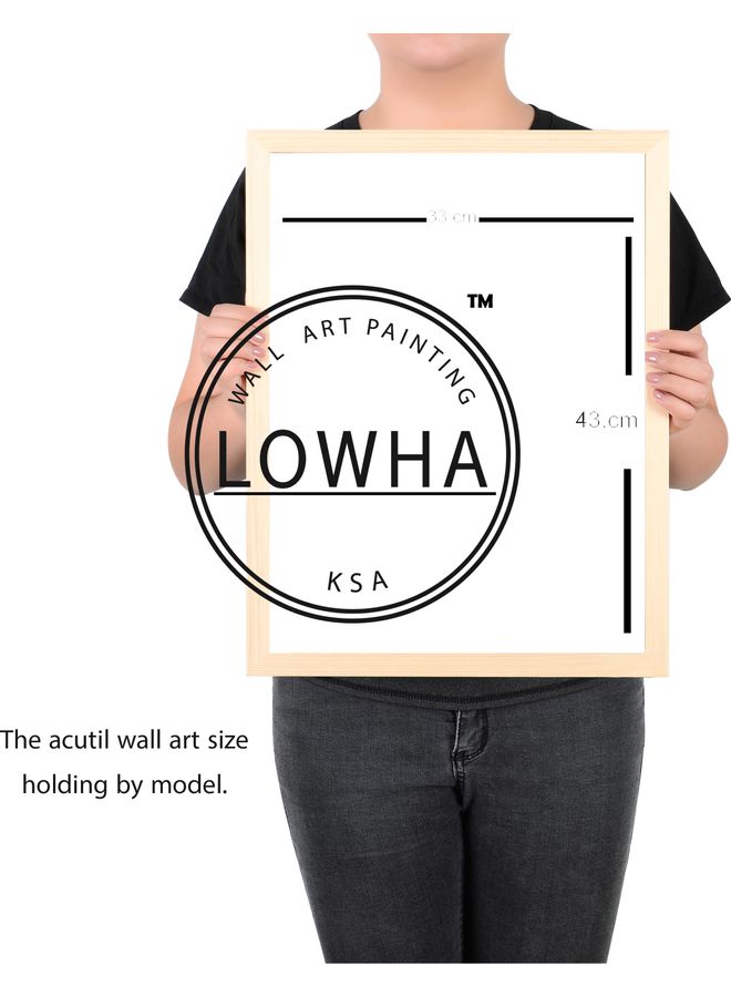 LOWHA Coffee First Themed Framed Wall Art Painting White - Image 2