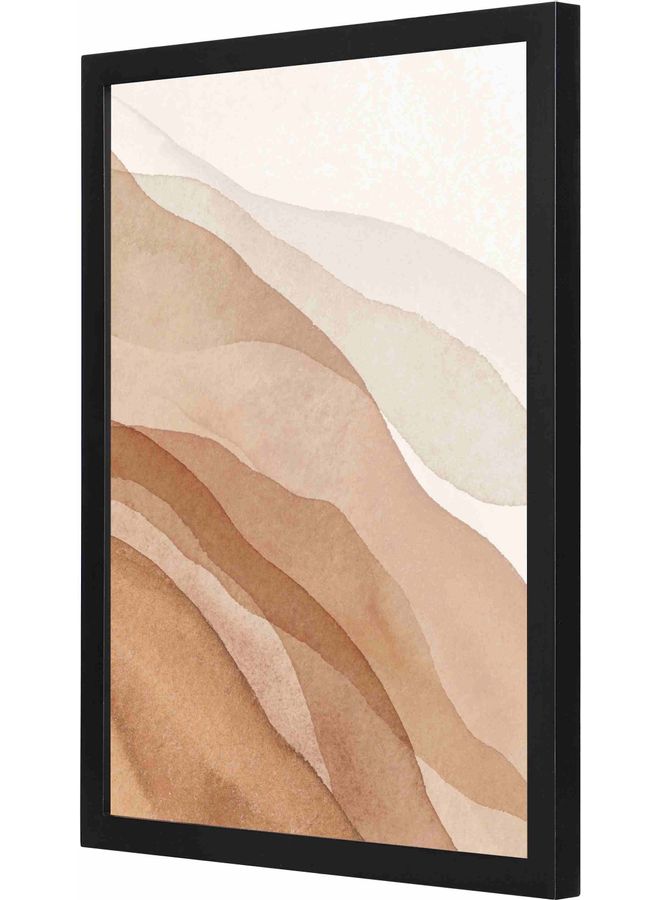 LOWHA Landscape Themed Framed Wall Art Black 33x43x2cm - Image 1